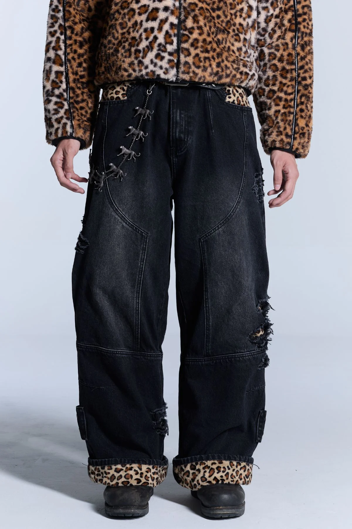 Cheetah Denim Jeans