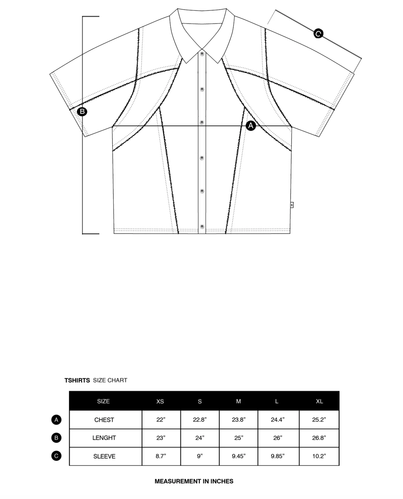 Distressed Collared Shirt Blue - Image 7