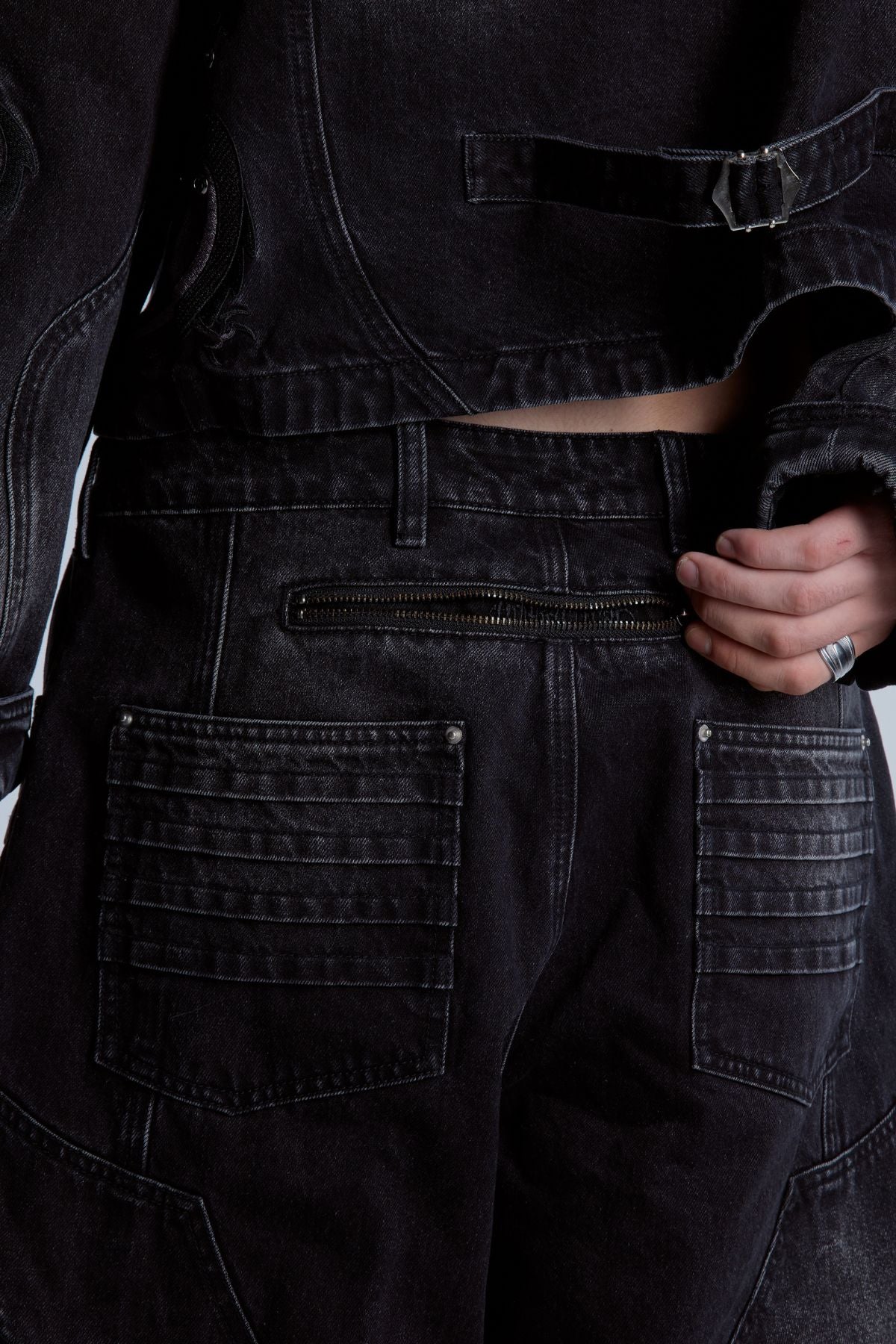 Dragon Denim Jeans Black - Image 4