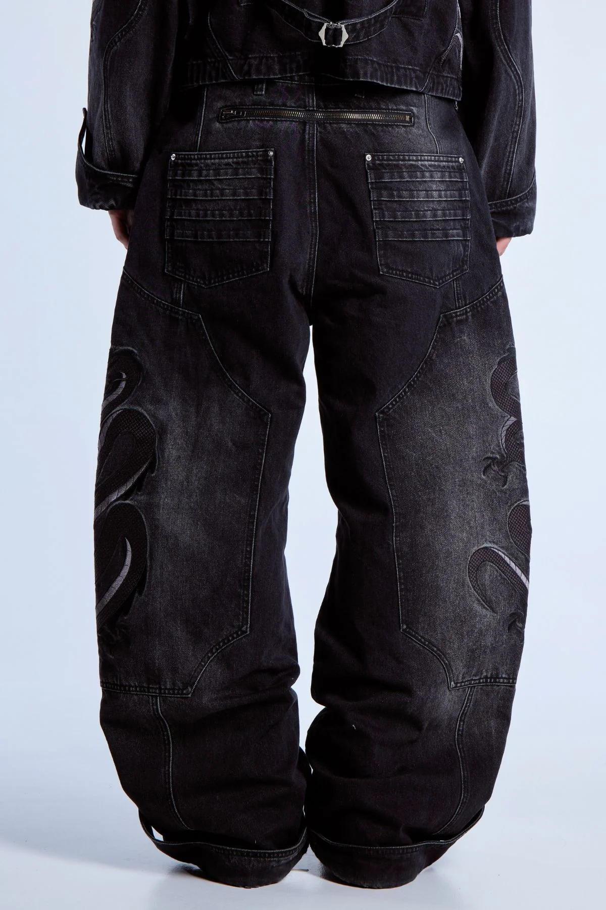 Dragon Denim Jeans Black - Image 6