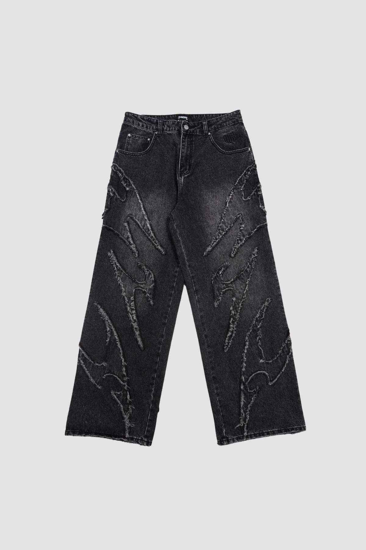 Flamed Black Denim - Image 4