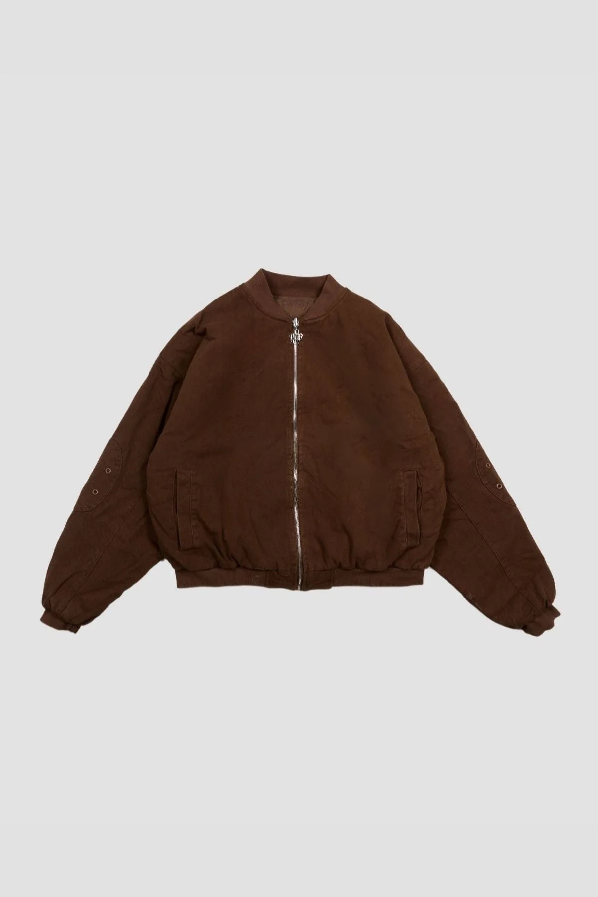 Flamed Mocha Bomber Jacket - Image 4