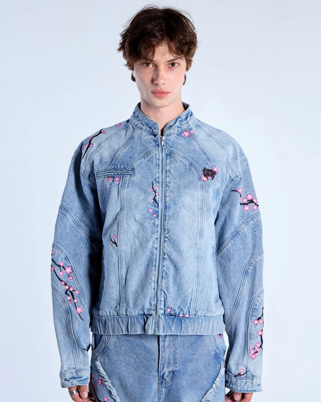 Sakura Blue Denim Jacket