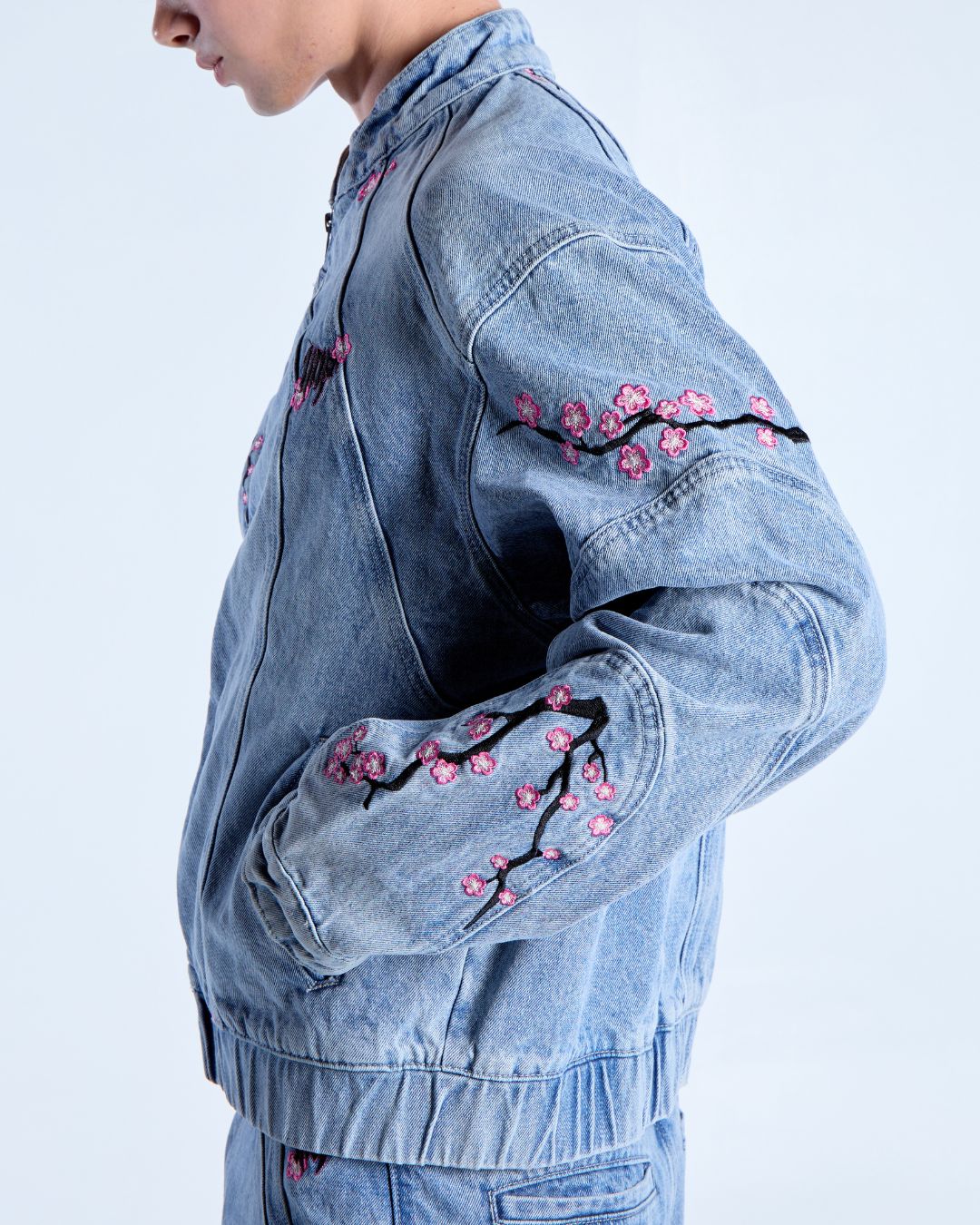 Sakura Blue Denim Jacket - Image 3