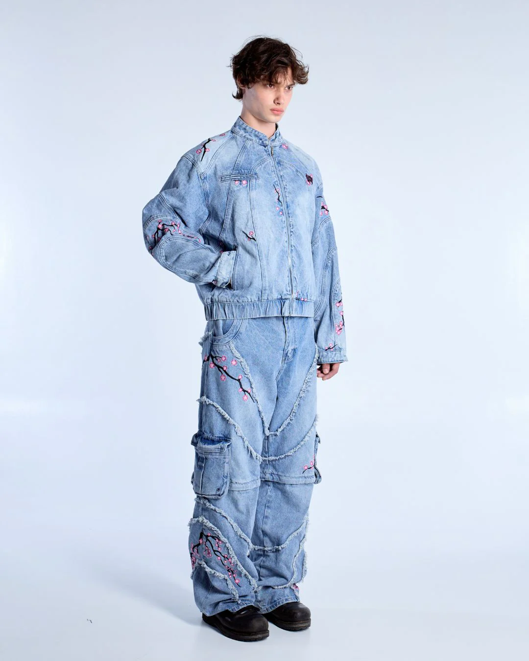 Sakura Blue Denim Jacket - Image 2