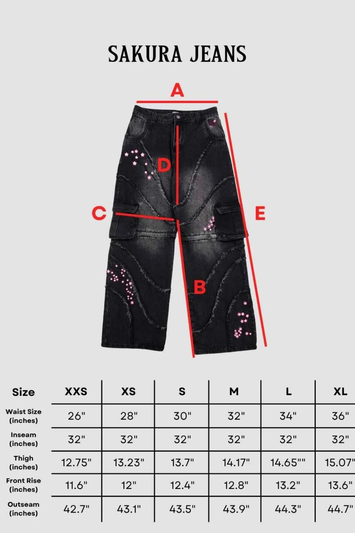 Sakura Denim Jeans - Image 8