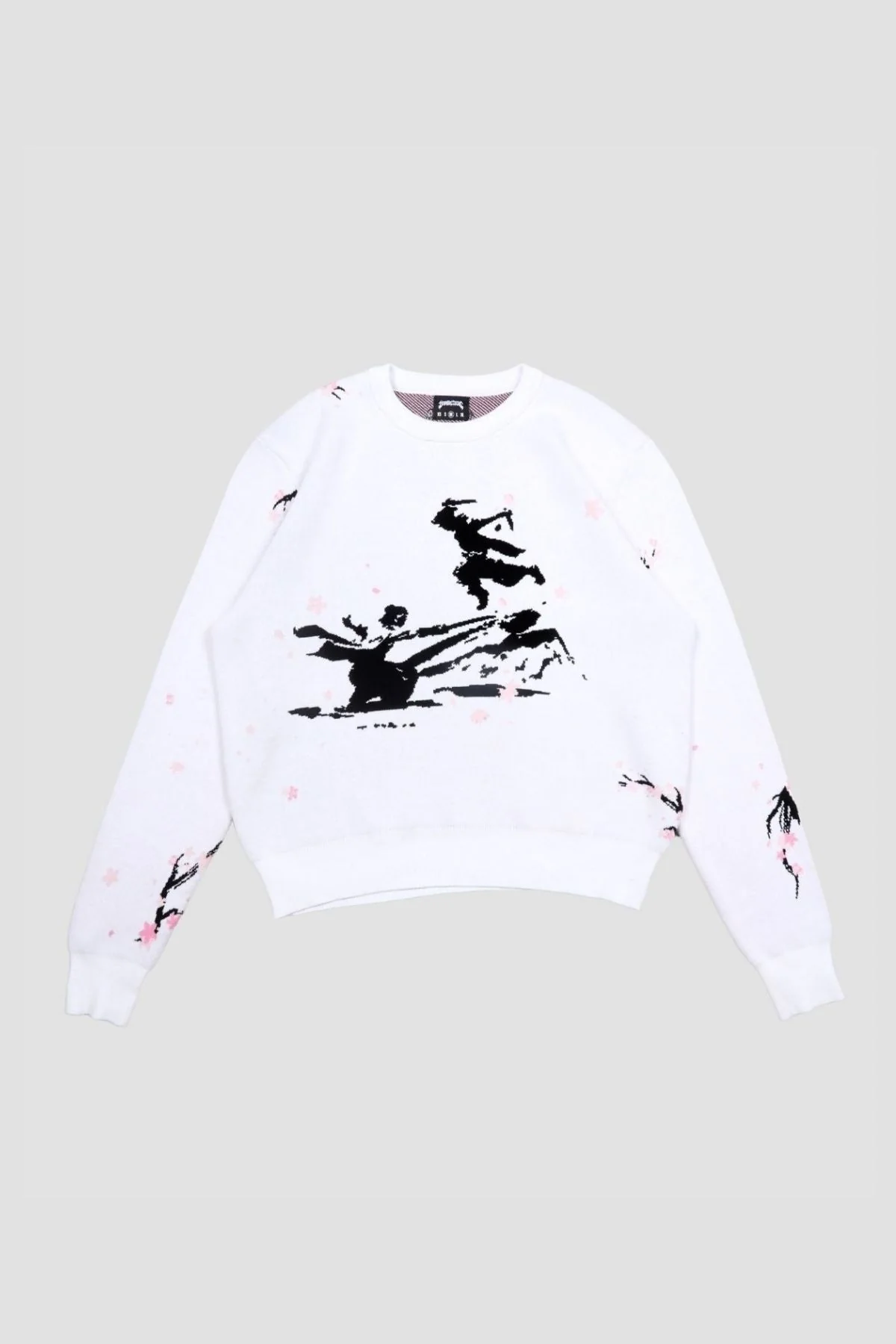 Sakura White Knit Sweater - Image 4